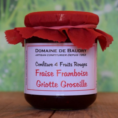 CONFITURE 4 FRUITS ROUGES