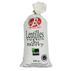 LENTILLES VERTES DU BERRY SACHET TOILE 500G