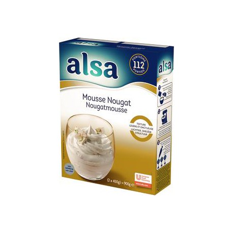 MOUSSE NOUGAT ALSA 900 GR