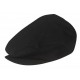 CASQUETTE COTON NOIR ATTACHE VELCRO