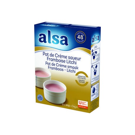 POT CREME FRAMBOISE/LITCHI  ALSA 720 g