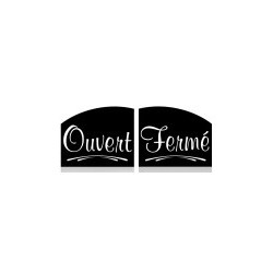 PANCARTE "OUVERT/FERME "