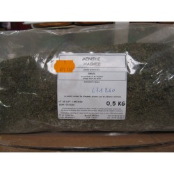 MENTHE HACHEE LE SACHET DE 500 GR